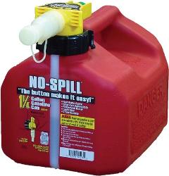 No spill gas cans