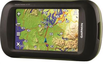 Garmin montana 610 handheld navigator