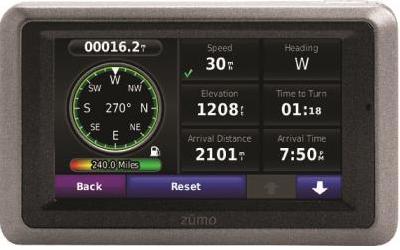 Garmin zumo 665lm motorcycle navigator