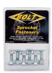 Bolt motorcycle hardware sprocket fasteners double locked sprocket bolt kits