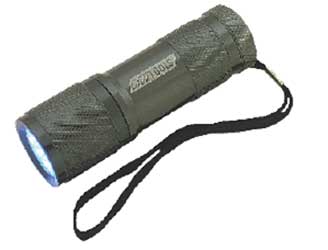 Cruztools superbrite 9 led flashlight