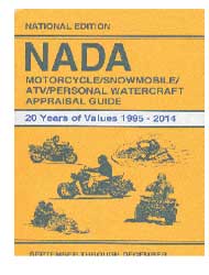 Nada motorcycle atv snowmobile personal watercraft appraisal guide
