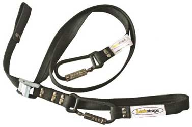 Lockstraps locking tie-downs