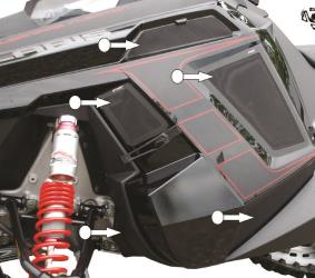 Straightline performance vents for polaris by frogzskin
