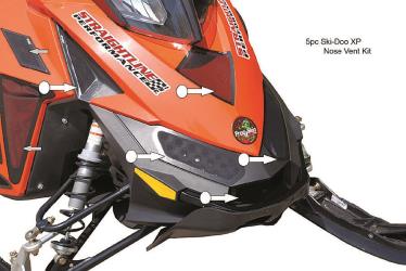 Straightline performance vents for ski-doo by frogzskin