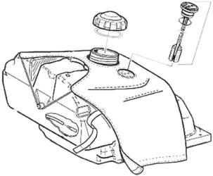 Sports parts inc. press-in fuel gauge
