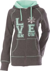 Dsg love snow zip hoody