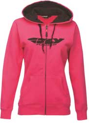 Fly racing corporate womens zip-up hoody