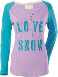 Dsg love snow henley long sleeve