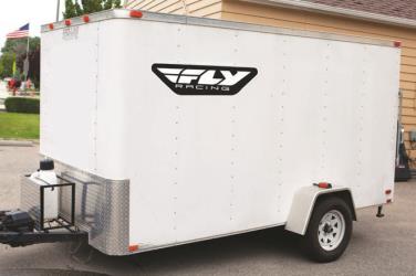 Fly racing trailer stickers