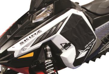 Skinz protective gear air-frame polaris composite vented performance side panels