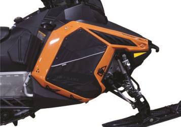 Skinz protective gear air-frame polaris composite vented performance side panels
