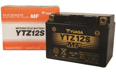 Yuasa grt sealed & ytz maintenance free batteries