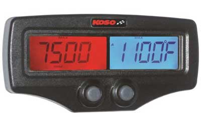 Koso north america dual egt gauges with rpm and water temperature