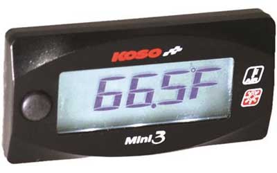 Koso north america mini 3 ambient air temperature gauge