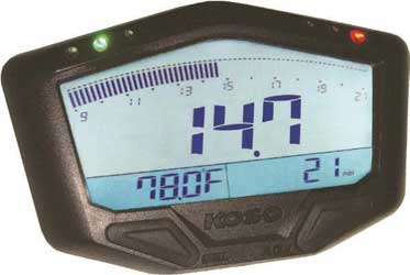 Koso north america x-2 boost gauge with air / fuel ratio and temperature