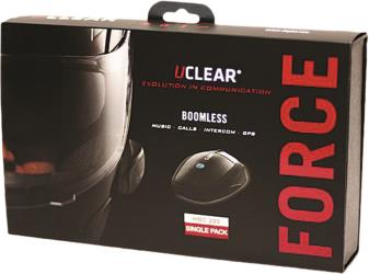 Uclear hbc200 force boomless-bluetooth helmet communication system