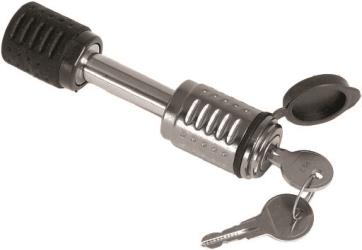 Deadbolt locking hitch receiver pins