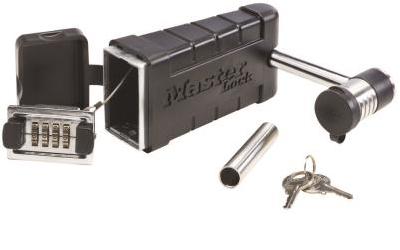 Master lock receiver lock and key safe