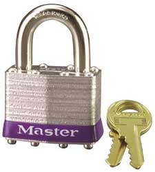 Master lock laminated steel padlock