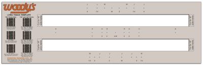 Woody's longtrack 15” or 16” wide 2.52” pitch, 136” or 144” length studding