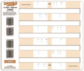 Woody's studding templates