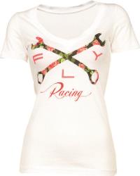 Fly racing crossrose womens v-neck