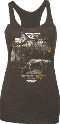 Fly racing gold rush womens tank