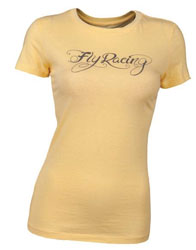 Fly racing logo womens tee