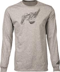 Fly racing track long-sleeve tee