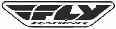 Fly racing die cut decals