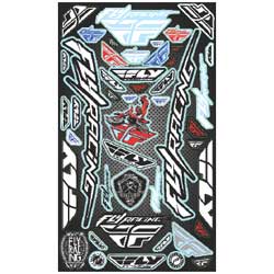 Fly racing sticker sheets