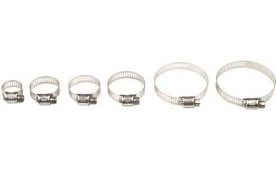 Helix stainless steel hose clamp