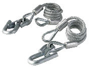 Master lock trailer safety cables