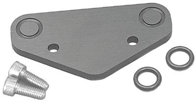 Wsm crankcase block-off plate