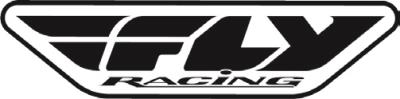 Fly racing die cut decals