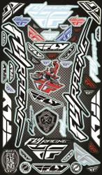 Fly racing sticker sheets