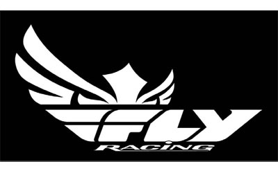 Fly racing window decal