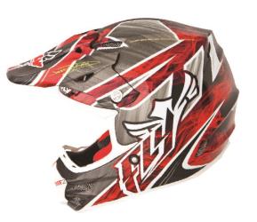Fly racing acetylene f2 carbon fiber kevlar helmet