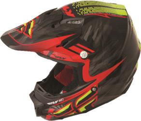 Fly racing andrew short replica f2 carbon fiber kevlar helmets