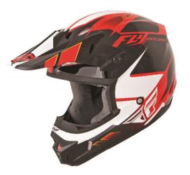 Fly racing impulse graphic kinetic helmet