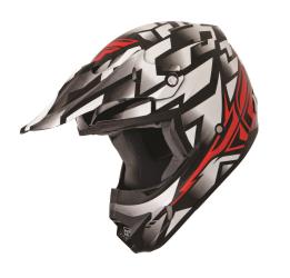 Fly racing kinetic block out graphic helmet
