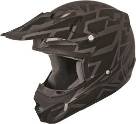 Fly racing kinetic block out graphic helmet