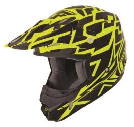 Fly racing kinetic block out graphic helmet