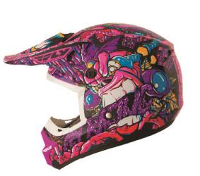 Fly racing kinetic jungle graphic youth racing helmet