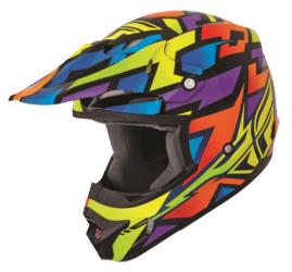 Fly racing youth kinetic block out graphic helmet