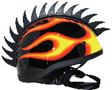 Pc racing helmet blades