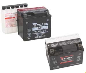 Yuasa maintenance free vrla batteries