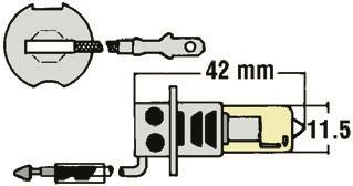 Halogen bulb - type h3