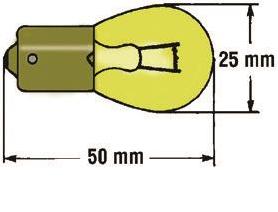 Tail light bulbs - 1 contact